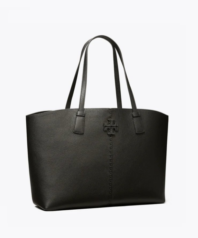 Tory Burch Mcgraw Tote Bag Black 20256967 2