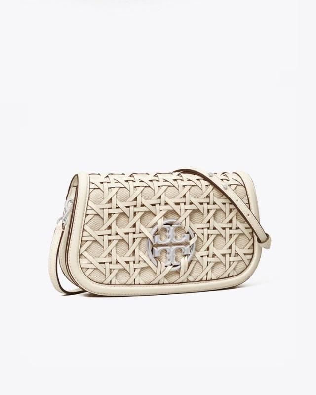 Alternative view of Tory Burch Miller Basket-Weave Convertible Shoulder Bag