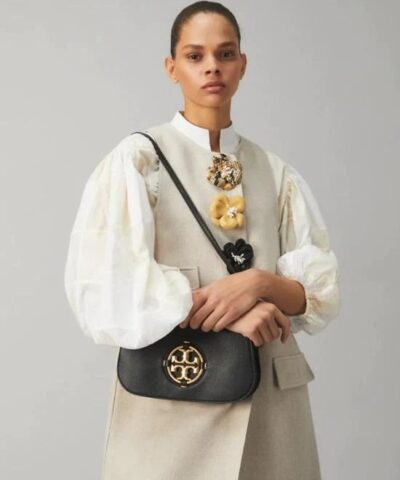 Tory Burch Miller Convertible Shoulder Bag Black 20248677 1