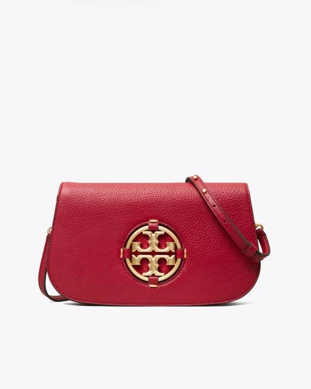 Tory Burch Miller Convertible Shoulder Bag, Loganberry-20248684