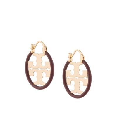 Tory Burch Miller Enamel Small Hoop Earring Enamel 20251242 3