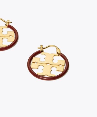 Tory Burch Miller Enamel Small Hoop Earring, Enamel-20251242