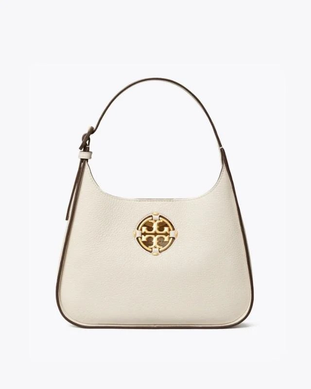 Tory Burch Miller Small Classic Shoulder Bag, New Ivory-20248698