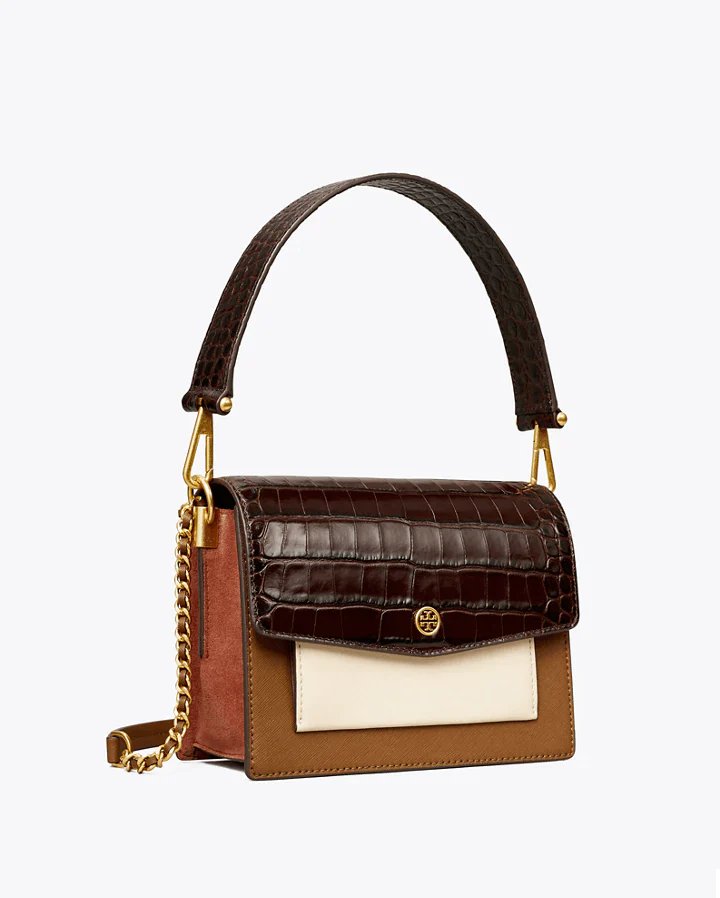 Alternative view of Tory Burch Mini Robinson Colorblock Leather Shoulder Bag