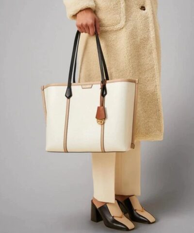 Tory Burch Perry Color Block Triple Compartment Tote Bag 20251538 1