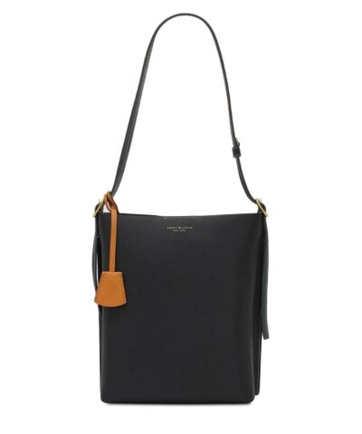 Tory Burch Perry Leather Bucket Bag Blue 20253717 5