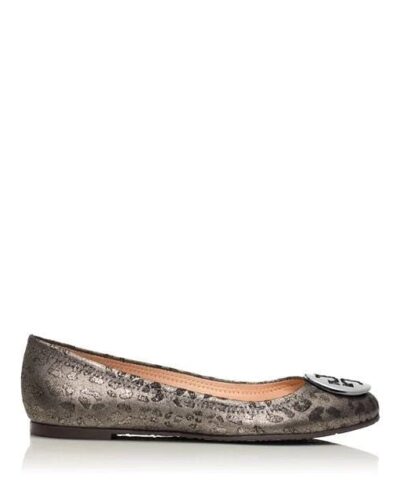 Tory Burch Powder Cheetah Print Reva Logo Ballet Flats 20228647 1