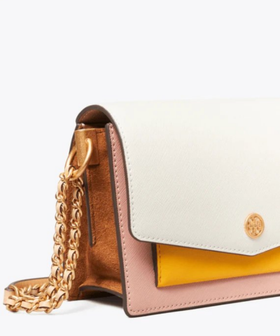 Tory Burch Robinson Color Block Mini Shoulder Bag New Ivory 20257036 3