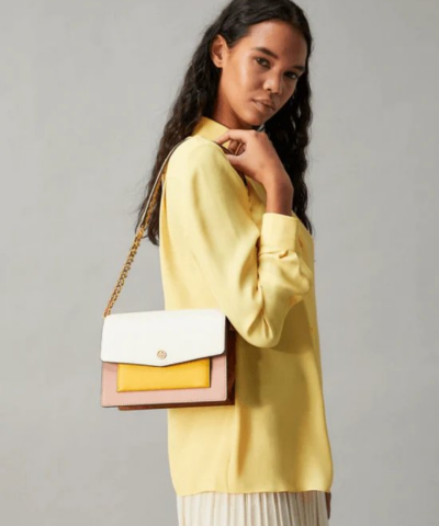 Alternative view of Tory Burch Robinson Colorblock Double Strap Convertible Bag