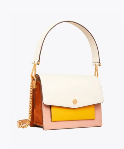 Tory Burch Robinson Colorblock Double Strap Convertible Bag - Image 3