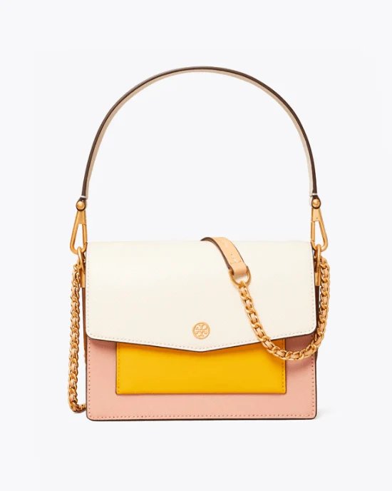 Tory Burch Robinson Colorblock Double Strap Convertible Bag-20258056