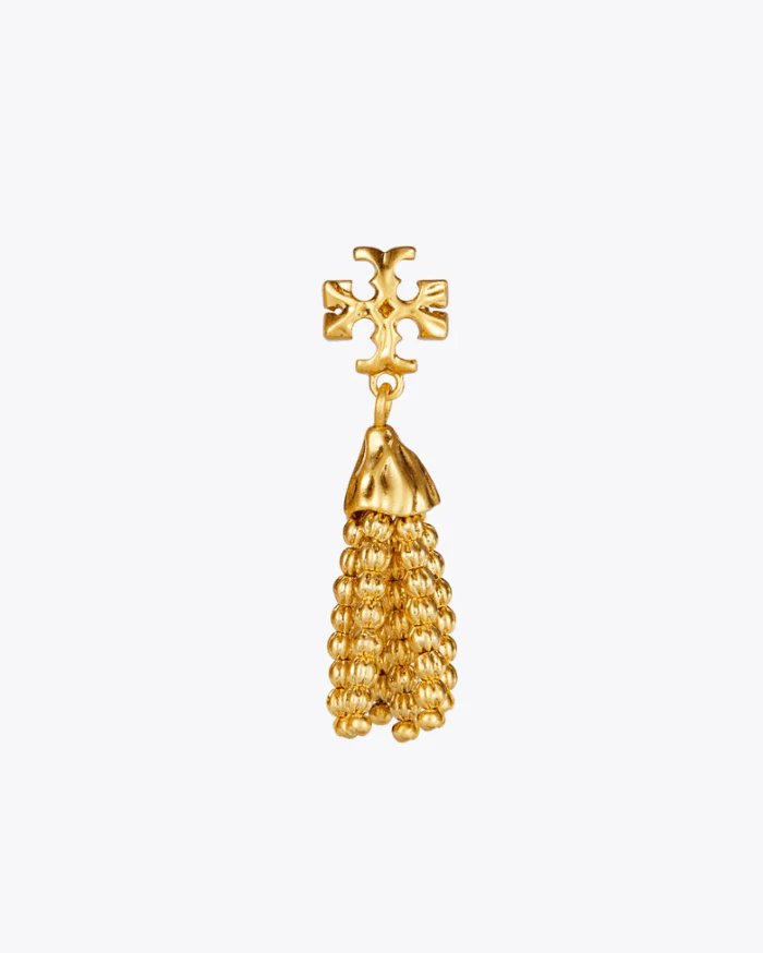 Alternative view of Tory Burch Roxanne Small Tassel Earring