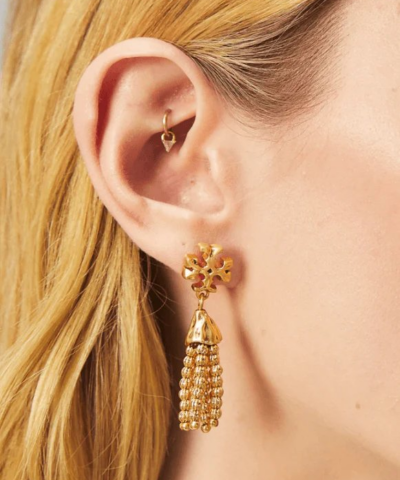 Tory Burch Roxanne Small Tassel Earring 20255162 2