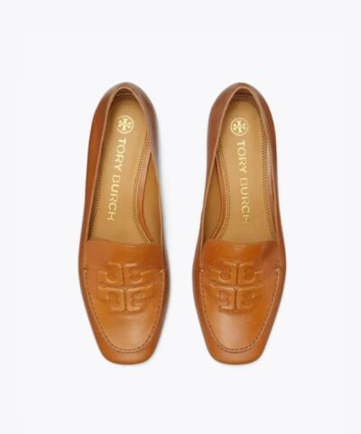Tory Burch Ruby Quilted Logo Loafer Aged Camello 20248328 3