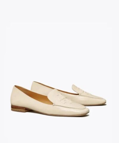 Alternative view of Tory Burch Ruby Quilted Logo Loafer, Rice Paper