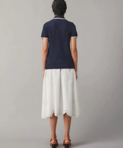 Tory Burch Ruffle Polo Shirt 20255524 2