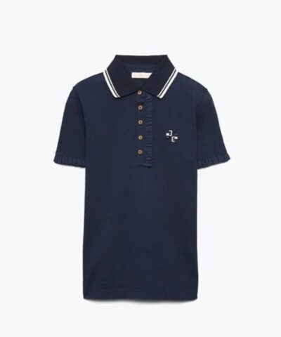 Tory Burch Ruffle Polo Shirt-20255529