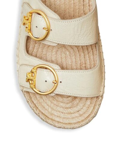 Tory Burch Selby Two Band Espadrille Leather Sandals 20247599 4