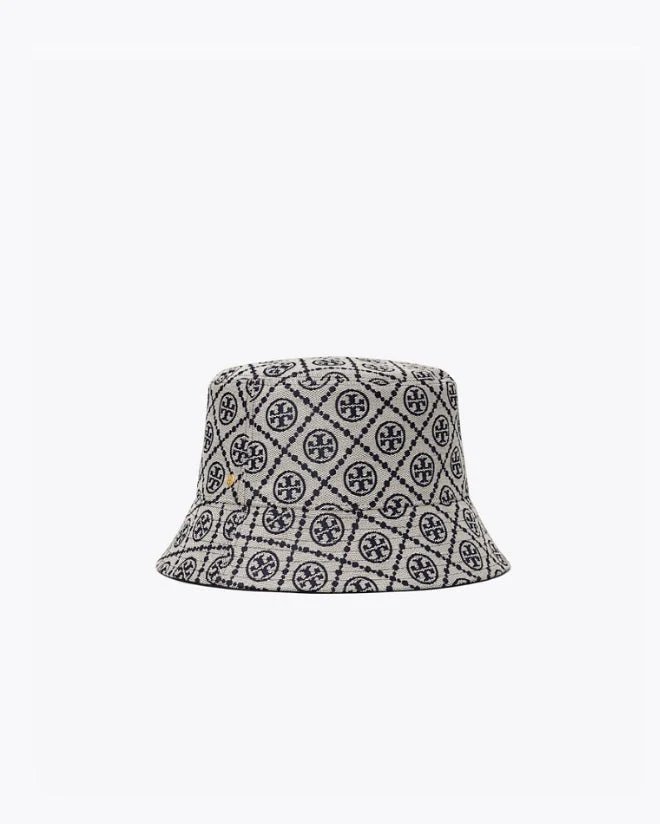 Tory Burch Short-Brim T Monogram Bucket Hat-20237221