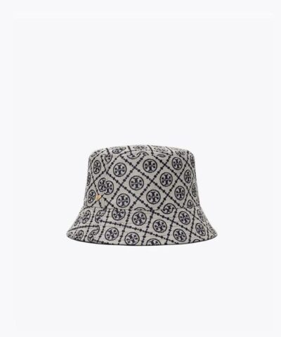 Tory Burch Short-Brim T Monogram Bucket Hat-20237222