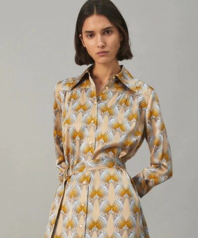 Tory Burch Silk Satin Shirtdress 20240793 1