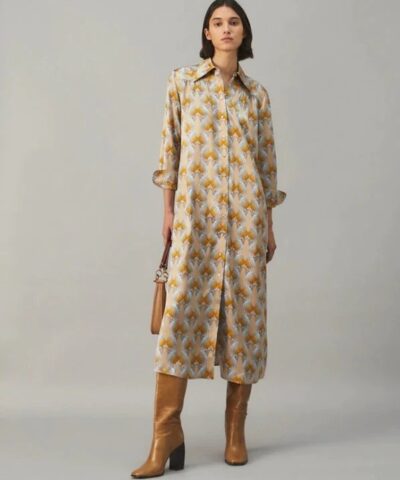 Tory Burch Silk Satin Shirtdress-20240793