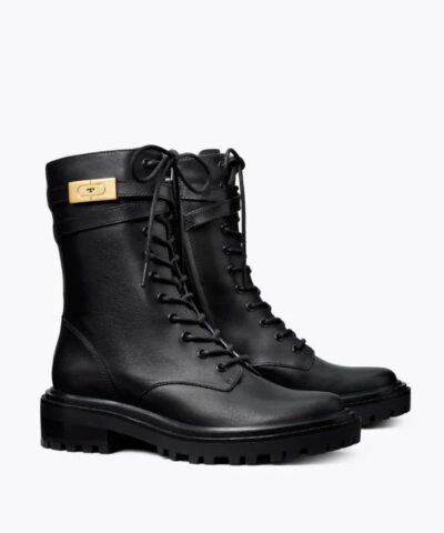 Tory Burch T Hardware Combat Boot 20246527 2