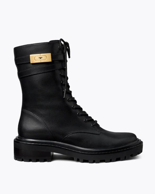 Tory Burch T-Hardware Combat Boot-20246527