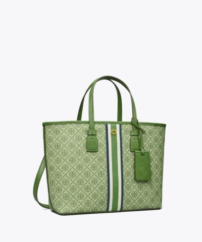 Tory Burch T Monogram Coated Canvas Small Tote Bag 20251744 1