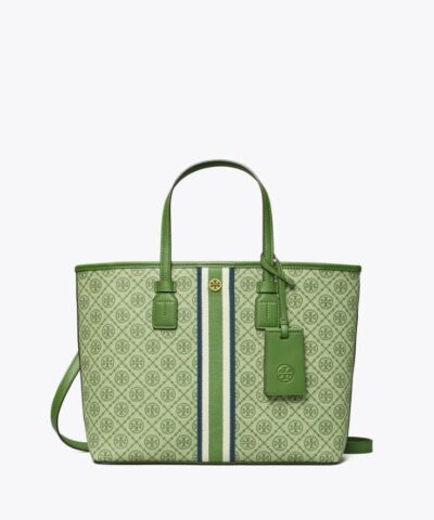 Tory Burch T Monogram Coated Canvas Small Tote Bag-20251745