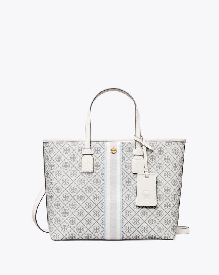 Tory Burch T Monogram Coated Canvas Small Tote Bag-20251751