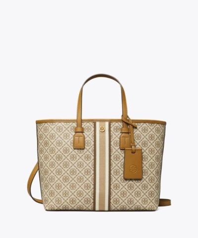 Tory Burch T Monogram Coated Canvas Small Tote Bag-20251758