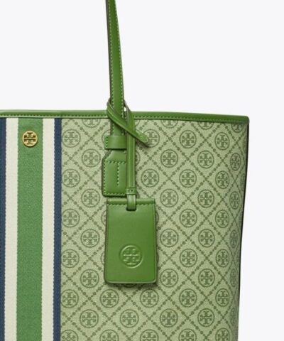 Tory Burch T Monogram Coated Canvas Tote Bag 20251723 4