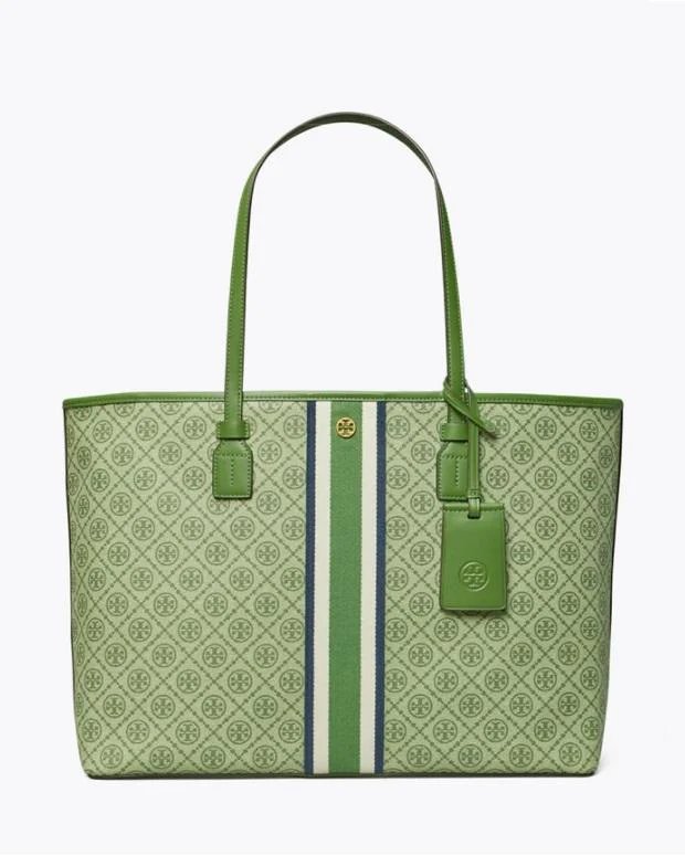 Tory Burch T Monogram Coated Canvas Tote Bag-20251723