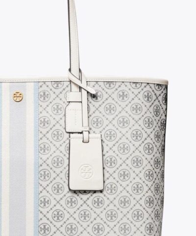 Tory Burch T Monogram Coated Canvas Tote Bag 20251730 3