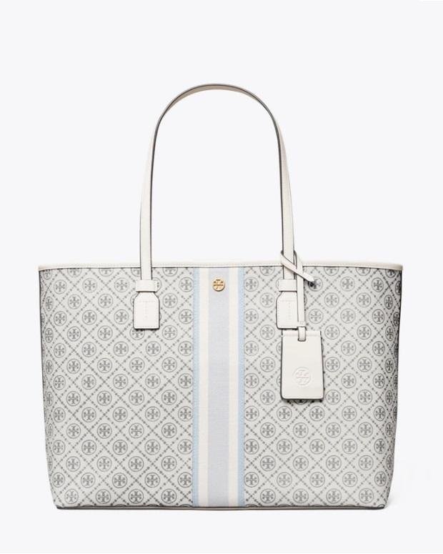 Tory Burch T Monogram Coated Canvas Tote Bag-20251730