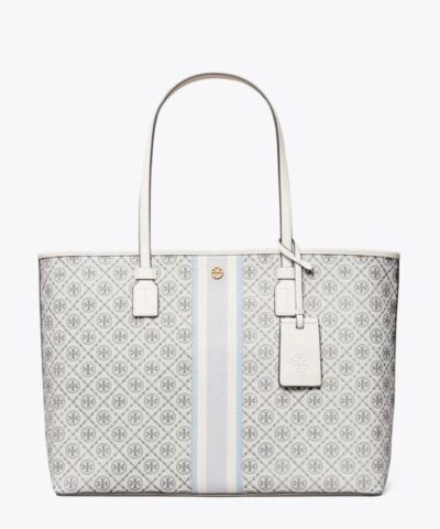 Tory Burch T Monogram Coated Canvas Tote Bag-20251731