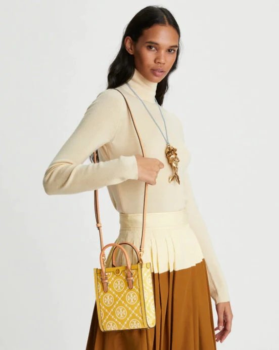 Alternative view of Tory Burch T Monogram Embossed Mini Tote