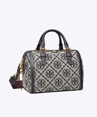 Tory Burch T Monogram Jacquard Barrel Tory Navy 20248604 2