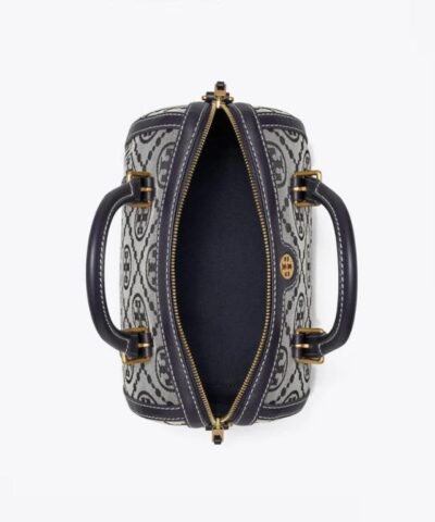 Tory Burch T Monogram Jacquard Barrel Tory Navy 20248604 3