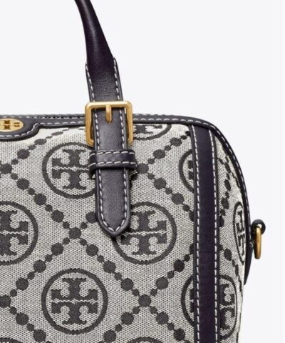 Tory Burch T Monogram Jacquard Barrel Tory Navy 20248604 5