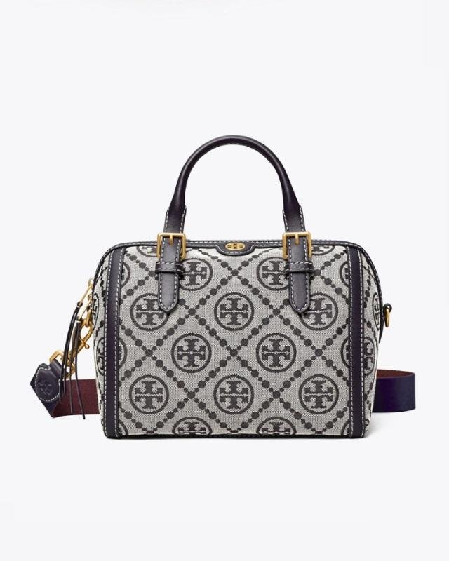 Tory Burch T Monogram Jacquard Barrel, Tory Navy-20248604