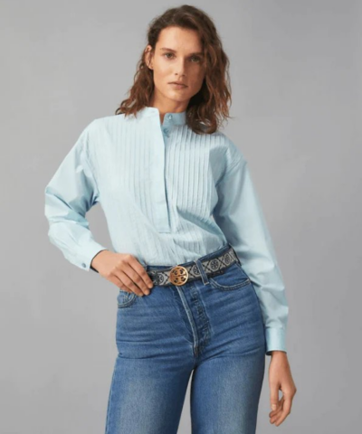 Tory Burch T Monogram Jacquard Belt Goldfinch 20255737 2
