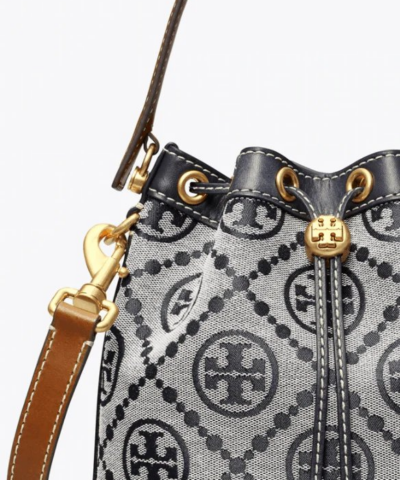 Tory Burch T Monogram Jacquard Bucket Bag Tory Navy 20258293 5