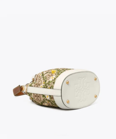 Tory Burch T Monogram Jacquard Embroidered Bucket Bag 20258129 5