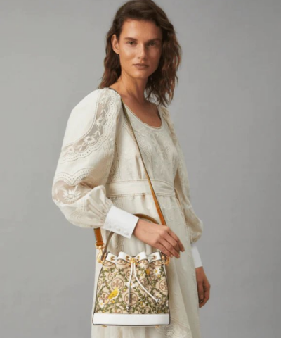 Tory Burch T Monogram Jacquard Embroidered Bucket Bag 20258129 6