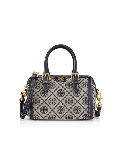 Tory Burch T Monogram Jacquard Mini Barrel, Tory Navy-20248592