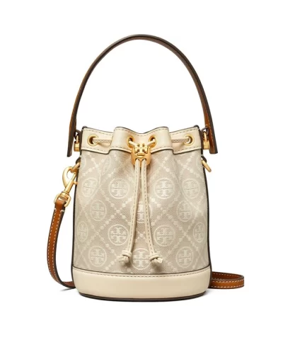 Tory Burch T Monogram Jacquard Mini Bucket Bag 20255426 5