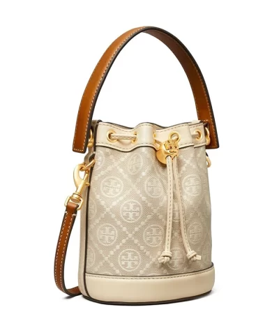 Tory Burch T Monogram Jacquard Mini Bucket Bag 20255426 8