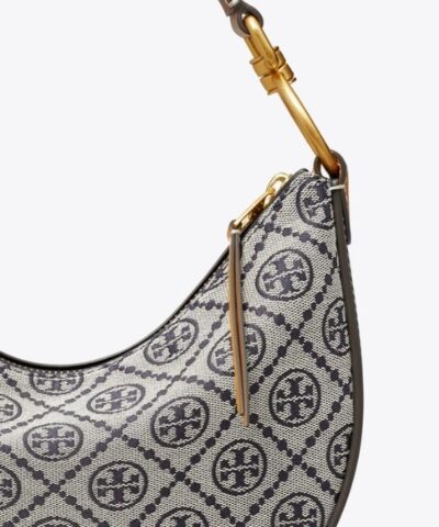 Tory Burch T Monogram Jacquard Mini Crescent Crossbody Bag 20237239 3